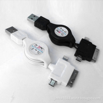 New 3 in 1 USB Cable Retractable for iPhone5